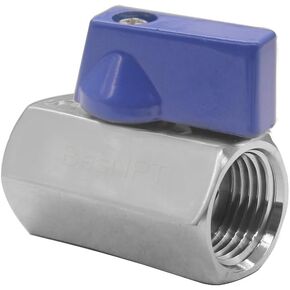 Stainless Steel Shut Off Valve 3/4" NPT Female x 3/4" NPT Female Ball Valve for Water Fuel Air