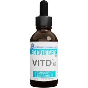 Systemic Formulas DV3 Liquid BioNutriment Vitamin D3 Plus Immune Support - 2 Ounce Bottle