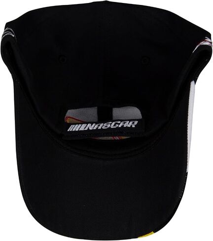 Ryan Blaney #12 NASCAR 2024 Adult Flame Black Yellow and White Adjustable Racing Hat in Saudi Arabia