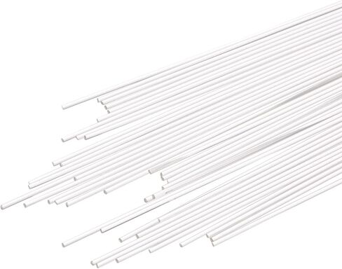 MECCANIXITY Filament Refills PLA Filaments Clear 1.75mm, 250mm/10inch Length for 3D Printing Pen, Pack of 40 in Saudi Arabia