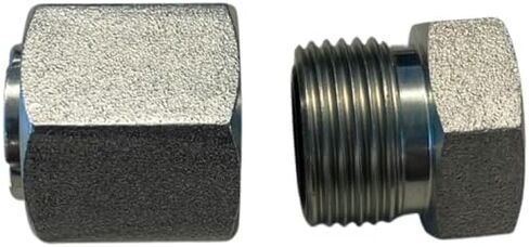 طقم غطاء وقابس ORFS مقاس 3/4 بوصة لأنبوب وأنابيب الخرطوم الهيدروليكي، من الفولاذ الكربوني المجلفن - Dash #12 in Kuwait