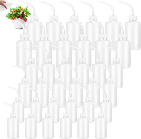 36 قطعة من زجاجات الغسيل البلاستيكية، زجاجة غسيل الوشم، زجاجة ماء للرموش، زجاجة ماء للشطف في المختبر، زجاجة بفوهة ضيقة للنباتات العصارية الطبية، مختبر المنزل (150 مل، 250 مل، 500 مل) in Kuwait