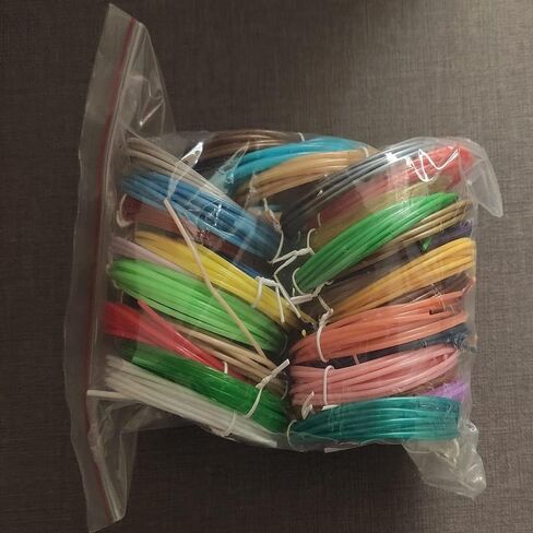 3D Pen PLA Filament Refills 1.75mm, Aishtec PLA Filament 1.75mm, 30 Colors, 10 Feet Each Color, Total 300FT in Saudi Arabia