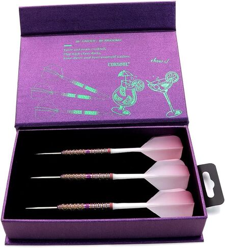 CUESOUL Cocktail/COLA Beer/Draft Beer with Oil Paint Finished-21g/22g/23g Steel Tip 90% Tungsten Dart Set in Kuwait