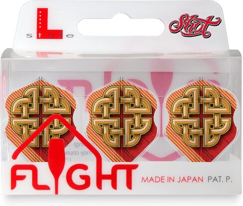طلقة! مجموعة رحلات رمي ​​السهام من طراز L-Style EZ L1 ذات الشكل القياسي Celt Rebellion Dart Flight - متينة للغاية بسمك 150 ميكرون، 90 درجة - زعانف مصبوبة مسبقًا للحصول على أقصى قدر من الدقة والديناميكا الهوائية المثالية in Saudi Arabia