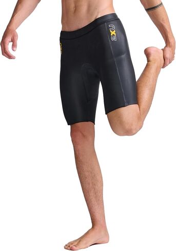 2XU - Propel Buoyancy Short - Rubber Nylon Material for Swimming - Black in Saudi Arabia