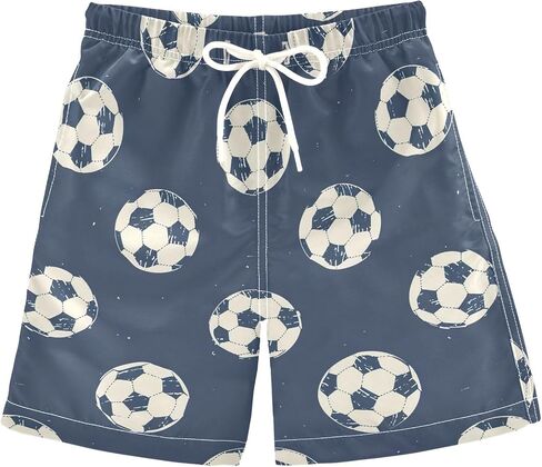 Fire Soccer Little Boys Swim Trunks Kids Board Shorts Swimsuit Bathing Suit Swimwear Size 8 21342444 in Saudi Arabia
