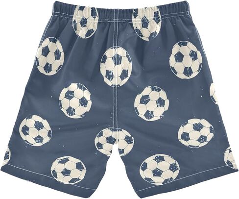 Fire Soccer Little Boys Swim Trunks Kids Board Shorts Swimsuit Bathing Suit Swimwear Size 8 21342444 in Saudi Arabia
