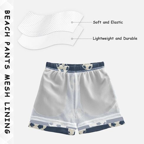 Fire Soccer Little Boys Swim Trunks Kids Board Shorts Swimsuit Bathing Suit Swimwear Size 8 21342444 in Saudi Arabia