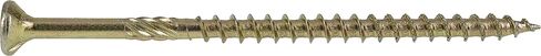 Power Pro 967771 Wood Screws, #10 x 3-1/2, Premium Star Drive Indoor Cabinet Screws, Gold Yellow Zinc, 1/4 Keg, 1000 pcs in Saudi Arabia