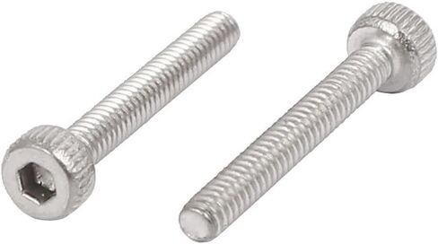 uxcell® M2x12mm 0.4mm Pitch 304 Stainless Steel Hex Socket Head Cap Screw DIN912 120pcs in Saudi Arabia