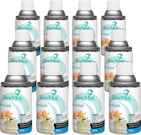 Amrep 1042771CT Aerosol Frag,f/Metered Dispenser,6.6 oz,Clean/Fresh,12/CT (TMS1042771CT) in Kuwait