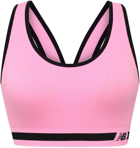 New Balance Womens Seamless, Racerback Sports Bra with Allover Texture and Engineered Breathability in Saudi Arabia