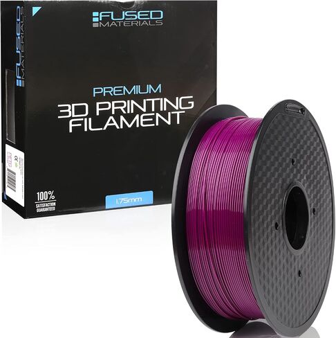 PETG 3D Printer Filament Fused Materials Purple - 1kg Spool, 1.75mm, Dimensional Accuracy +/- 0.03 mm, (Purple) in Saudi Arabia