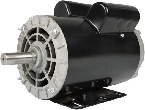 محرك كهربائي Findmall 5HP بإطار 56 هرتز 3450 دورة في الدقيقة محرك أحادي الطور محرك ضاغط الهواء 7/8 بوصة عمود 230 فولت in Saudi Arabia