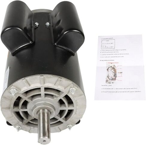 محرك كهربائي Findmall 5HP بإطار 56 هرتز 3450 دورة في الدقيقة محرك أحادي الطور محرك ضاغط الهواء 7/8 بوصة عمود 230 فولت in Saudi Arabia