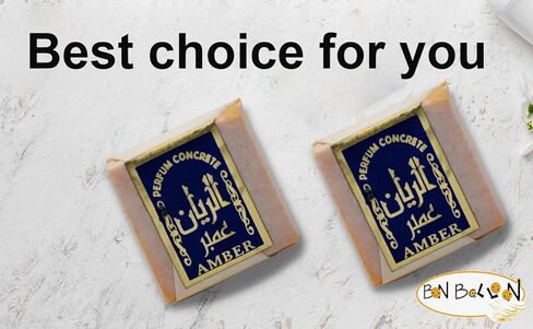 bonballoon 6 pcs Islamic Fragrance Perfume Jamid Solid Musk 3 Different Natural Fragrance Islamic Arabic Perfume Free Arabian Cube Halal in Kuwait