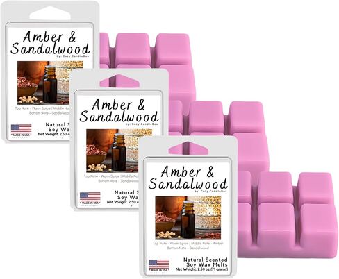 يذوب شمع الصويا مصنوع في الولايات المتحدة الأمريكية (عبوة من 3 قطع) يذوب شمع فروتلوبس مصنوع من زيوت الصويا والعطور الأساسية بنسبة 100% - خالي من الفثالات والبارافين، نباتي، غير سام من كوزي كاندل بوكس in Kuwait