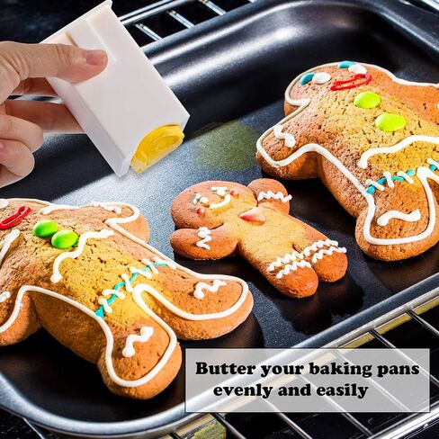 Boao 4 Pieces Butter Spreader with Built-In Cover Dishwasher Safe Corn Cob Butterer Plastic Butter Dispenser on Pancakes, Waffles, Bagels, and Toast in Saudi Arabia