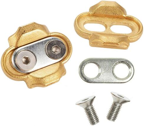 Kingsea Bike Cleats قفل دواسات ركوب الدراجات المرابط لـ Crank Brothers Eggbeater Candy Smarty Acid Mallet Pedals Bike Accessories 1 زوج (ذهبي) in Saudi Arabia