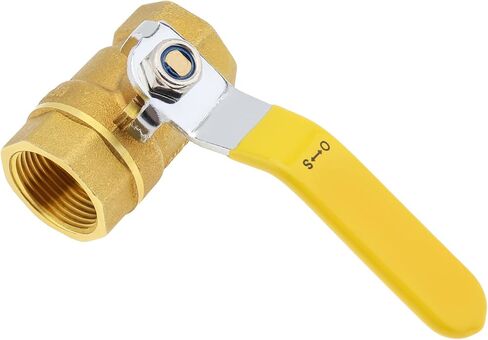 صمام كروي 3/4 بوصة من النحاس، PNXKTXO صمام إغلاق صغير خيط أنثى مع مقبض رافعة طويل، تركيب سباكة للتحكم في تدفق زيت الماء in Kuwait