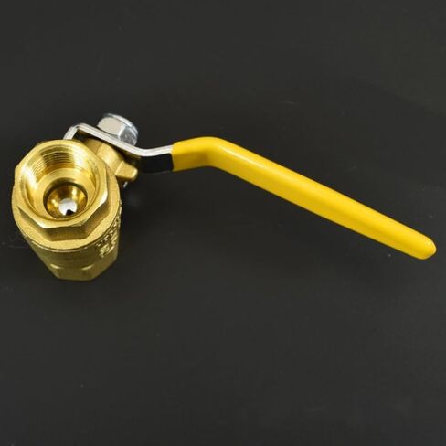 صمام كروي 3/4 بوصة من النحاس، PNXKTXO صمام إغلاق صغير خيط أنثى مع مقبض رافعة طويل، تركيب سباكة للتحكم في تدفق زيت الماء in Kuwait