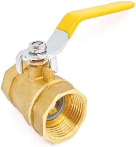 صمام كروي 3/4 بوصة من النحاس، PNXKTXO صمام إغلاق صغير خيط أنثى مع مقبض رافعة طويل، تركيب سباكة للتحكم في تدفق زيت الماء in Kuwait