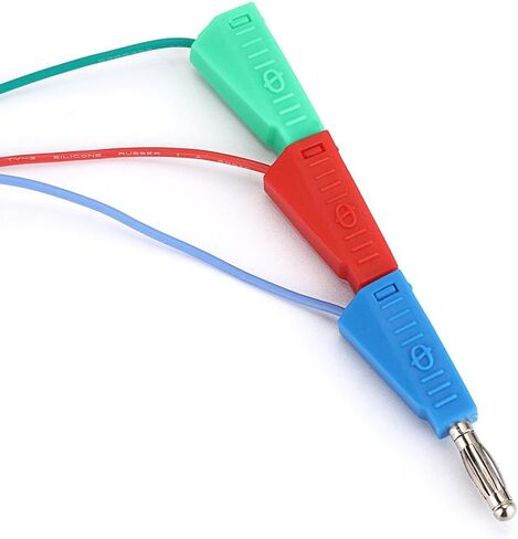 10 قطع من خطاف اختبار Sumnacon لأسلاك التوصيل الأنثوية - عمود ربط 26 AWG إلى سلاسل توصيل لوح الخبز بدون لحام، سلاسل اختبار مرنة من السيليكون الناعم للاختبار الكهربائي in Kuwait