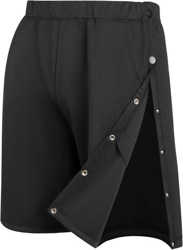 شورت تمزيق للرجال، شورت قصير منفصل بعد الجراحة، شورت متكيف بعد جراحة الركبة والورك مع جيوب in Kuwait