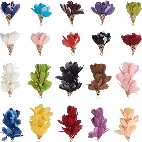 Craftdady 28Pcs 7.4 inch Polyester Tassels for Keychain Bookmark Long Tassel Charms Big Pendants for Crafts DIY Garland Jewelry Making Home Bag Decoration in Saudi Arabia
