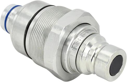 48 مم هيدروليكي ذكر مسطح الوجه قارنة توصيل سريعة 7246799 متوافقة مع محمل Bobcat S130 S150 S160 T180 T190 T200 T300 A220 A300 A770 John Deere Loader 318E 319E 320E 326E استبدال AT406474 in Kuwait