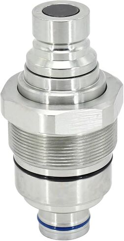 48 مم هيدروليكي ذكر مسطح الوجه قارنة توصيل سريعة 7246799 متوافقة مع محمل Bobcat S130 S150 S160 T180 T190 T200 T300 A220 A300 A770 John Deere Loader 318E 319E 320E 326E استبدال AT406474 in Kuwait