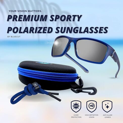 BLUE CUT - Polarized Sunglasses for Men & Women UV Protection, for Fishing, Sports, & Driving in Saudi Arabia
