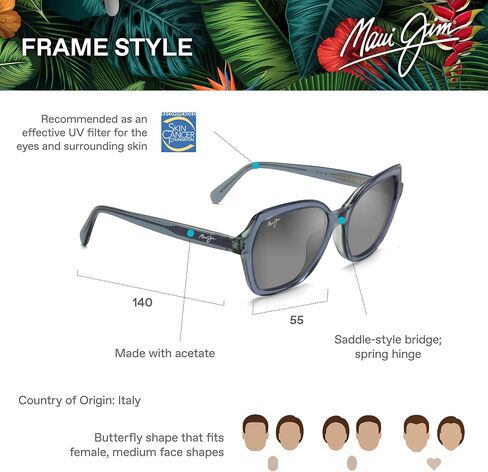 Maui Jim Women's Mamane Polarized Fashion Sunglasses in Saudi Arabia