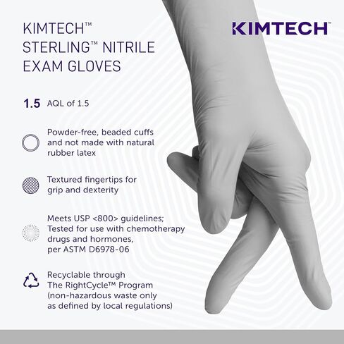 قفازات امتحان Kimtech™ Sterling™ النتريل in Kuwait