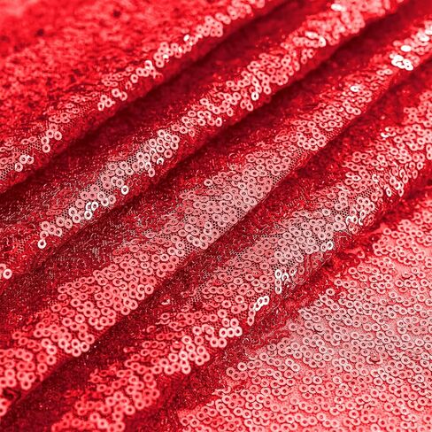 YUHX 12" x 72" Pink Sequin Table Runner, Glitter Sparkle Pink Table Runner Rectangle for Birthday Wedding, Bridal & Baby Shower Party Supplies Decorations (Pink, 1 Pack) in Saudi Arabia
