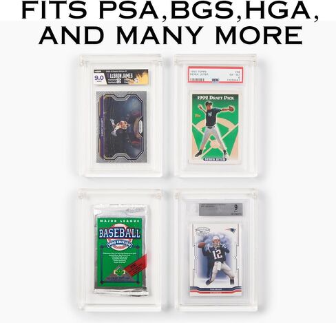 Graded Sports Card Display with Removable Bottom (1) in Saudi Arabia