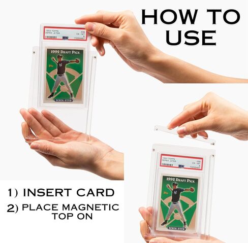 Graded Sports Card Display with Removable Bottom (1) in Saudi Arabia