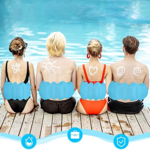 Lewtemi 2 Pcs Inflatable Swim Belt Pool Flotation Belt Portable Waist Flotation Belt for Adults Adjustable Floating Belt Swimming Training Aid Waist Belt with Buckle and Rope for Swimming in Saudi Arabia