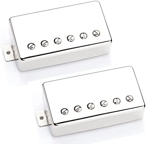 Briskdrop Seymour Duncan Seth Lover Humbucker Set, Nickel - Bundled with 4 MXR Patch Cables and Dunlop Polishing Kit in Saudi Arabia