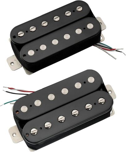 Artec VH-Rock-A Alnico 5 Magnet Uncovered Humbucker Electric Guitar Bridge Pickup 11.6K, Black in Saudi Arabia