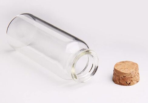 12 قطعة من الزجاجات الزجاجية الصغيرة الشفافة 30 مل، 1.18 بوصة × 2.75 بوصة، مع سدادات الفلين الخشبية، زجاجات الزهور، زجاجات التعويذة، زجاجات زجاجية صغيرة، زجاجة رسالة، زجاجات التمنيات، زجاجات صياغة هدايا لحفلات الزفاف in Kuwait