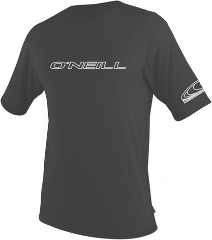 O'Neill Men's Basic Skins Slim Fit Rash Tee L Graphite (3402IS) in Saudi Arabia