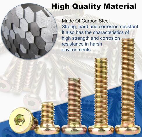 MroMax 5 قطع M8-1.25 × 150 مم مسمار سداسي برأس مسطح، براغي آلة سداسية داخلية طويلة جدًا، فولاذ كربوني، نصف ملولب، مسامير بديلة شديدة التحمل لأثاث السرير المزدوج رف التلفزيون للتعليق على الحائط in Saudi Arabia