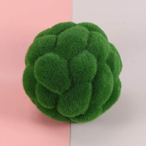 FOMIYES Artificial Moss Balls Fake Moss Rocks Decorative Green Moss Globes Sphere Balls Orb Sphere Vase Bowl Filler for Home Party Weddings Display Decor Props 15cm Greenery Balls in Saudi Arabia