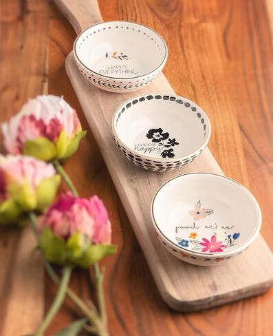 Karma, Colorful Ring Bowl, Colorful Trinket Tray, Decorative Ceramic Trinket Dish, Jewelry Dish Tray for Rings, Hello Lovely in Saudi Arabia
