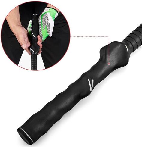 مدرب جولف سوينغ، مجموعة مساعدات مدرب جولف سوينغ، حبل المسافة لتحسين سرعة التأرجح، إيقاع متخلف، عصا تسخين الجولف لتدريب القوة والإيقاع، حزام ذراع للمبتدئين في الجولف باللون الأحمر in Kuwait