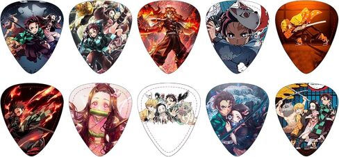 Best Acoustic Guitar Picks, Deemon Slayeer Cartoon Comics Guitar Picks, Custom Guitar Picks in Saudi Arabia