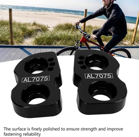 GLOGLOW Bike V Brake Conversion Seat, Bike V Brake Extension Seat Aluminum Alloy High Strength Lightweight 1Pair for Front Fork in Saudi Arabia