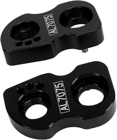 GLOGLOW Bike V Brake Conversion Seat, Bike V Brake Extension Seat Aluminum Alloy High Strength Lightweight 1Pair for Front Fork in Saudi Arabia